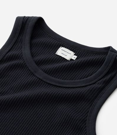 Musculosa Regular en Flamê con Textura 5