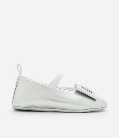 Zapatilla Infantil Barnizada con Lazo - Talle 15 a 19 5