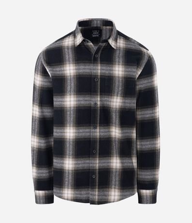 Camisa Manga Larga en Franela de Cuadros 5