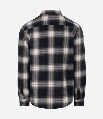 Camisa Manga Larga en Franela de Cuadros 6