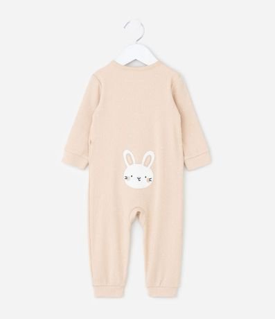 Mono Infantil Canelado con Bordado Conejito – Talle RN a 18 Meses 3