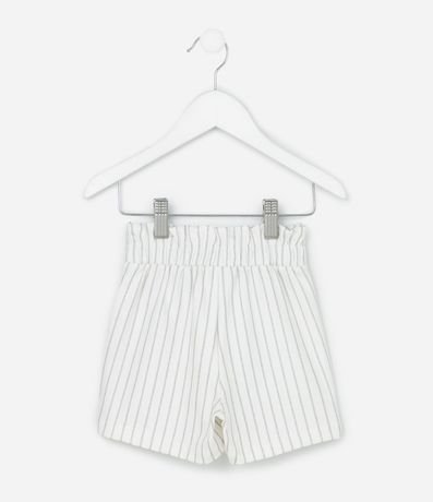 Short Infantil Clochard en Algodón con Estampa de Rayas - Talle 1 a 6 años 2