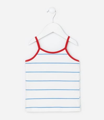 Musculosa Infantil con Estampa de Rayas y Cerezas  - Talle 1 a 6 años 2