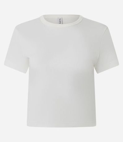 Blusa Cropped en Algodón Interlock 4