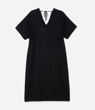 Vestido Midi en Jacquard con Textura Curve & Plus Size 5