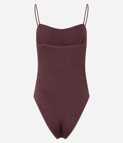 Body Texturizado en Seamless con Breteles Finos 6