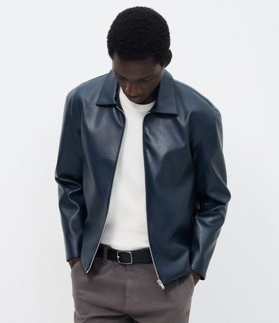 Campera Regular Básica en PU