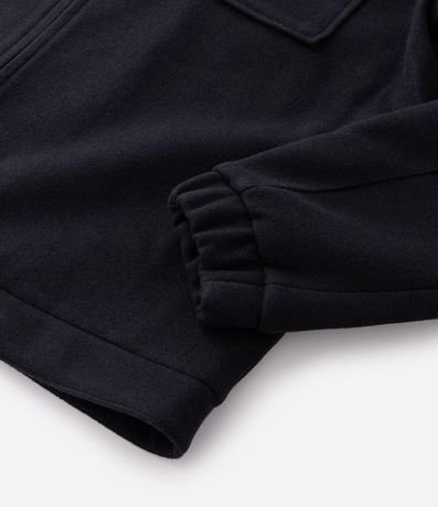 Campera Trucker Pesada en Polivelour con Bolsillos 9