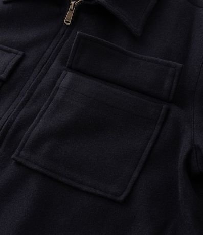 Campera Trucker Pesada en Polivelour con Bolsillos 10