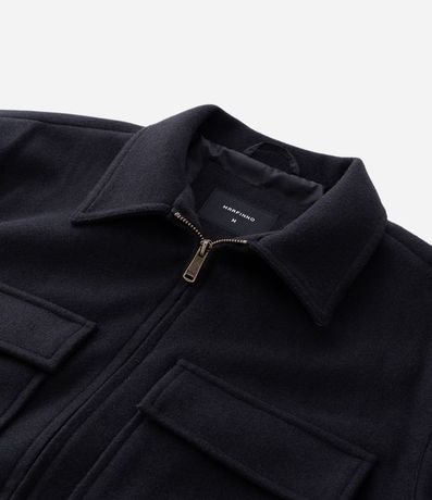 Campera Trucker Pesada en Polivelour con Bolsillos 13