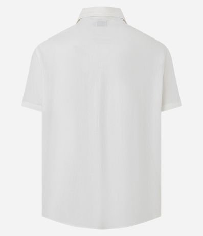 Camisa Comfort en Algodón con Bordado Floral 7