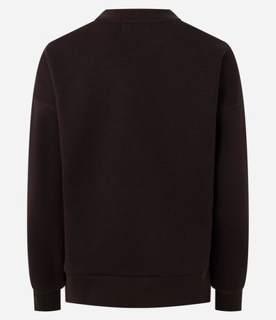 Buzo Regular en Algodón con Cuello Redondo 3