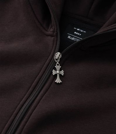 Algodón con Capucha y Estampa de Ossos 10