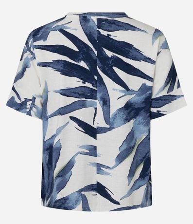 Blusa en Viscolycra con Estampa Follaje 7