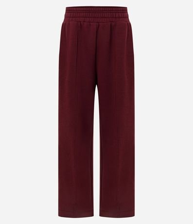Pantalón Wide Legg en Algodón con Friso 2