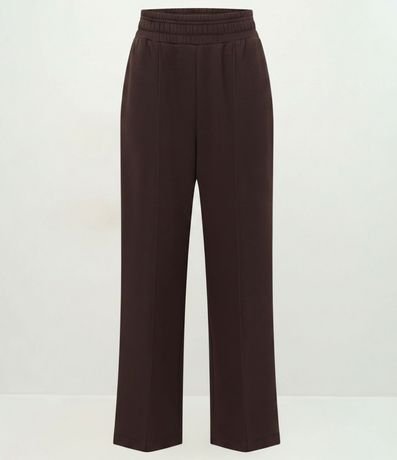 Pantalón Wide Legg en Algodón con Friso 2