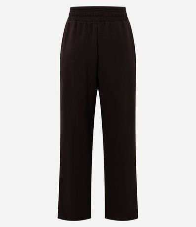 Pantalón Wide Legg en Algodón con Friso 3
