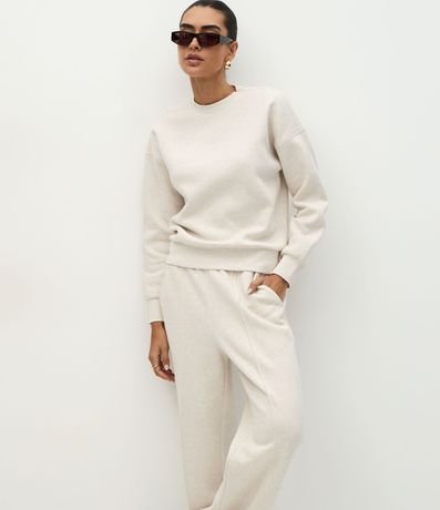 Pantalón Wide Legg en Algodón con Friso 2