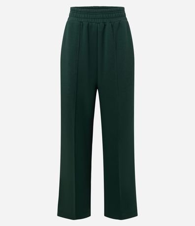 Pantalón Wide Legg en Algodón con Friso 2