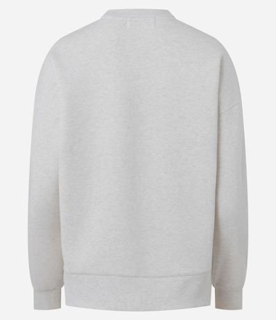Buzo Regular en Algodón con Cuello Redondo 6