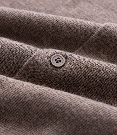 Camisa Masculina en Denim de Algodón con Textura 7