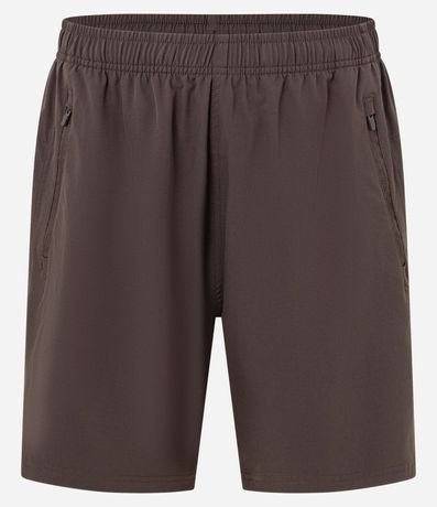 Bermuda Deportiva con Cintura elástica y Bolsillos con Cierre 1