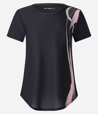 Remera Deportiva en Helanca con Manga Corta 4