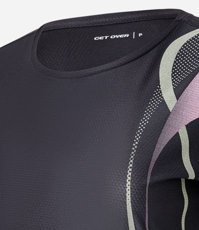 Remera Deportiva en Helanca con Manga Corta 5