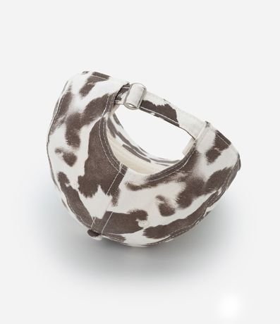 Gorra Dad Hat en Sarga Estampada Animal Print Vaca 5