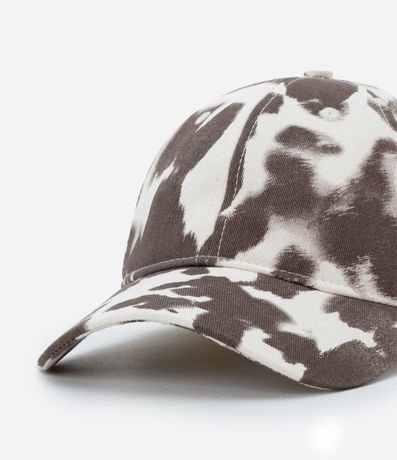 Gorra Dad Hat en Sarga Estampada Animal Print Vaca 6