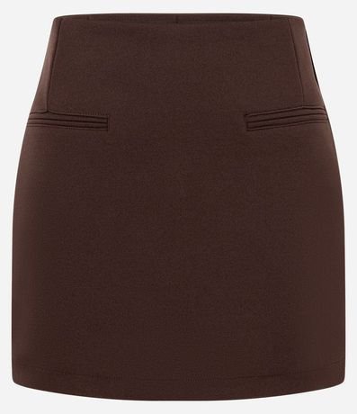 Short Pollera en Crepé con Bolsillos Delanteros 6