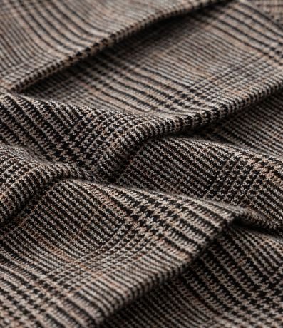 Pollera Infantil Sastre de Cuadros Plissada con Botón Lateral – Talle 5 a 14 años 4