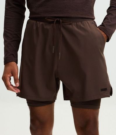 Bermuda Deportiva con Short de Compresión 2