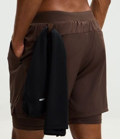 Bermuda Deportiva con Short de Compresión 3