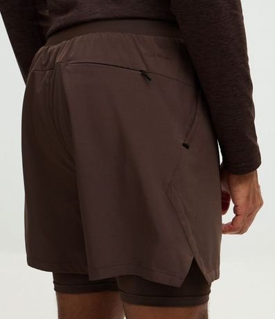 Bermuda Deportiva con Short de Compresión 4