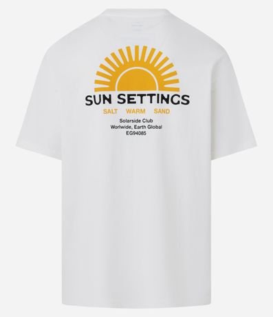 Remera Relaxed en Malhão con Estampa Lettering Sun Settings 8