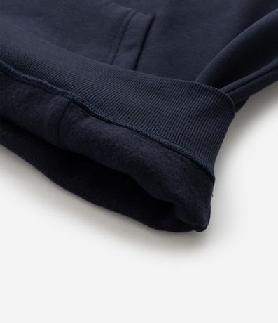 Buzo Masculino Relaxed em Algodón con Capucha y Estampa Guepardo Reckless 98 11