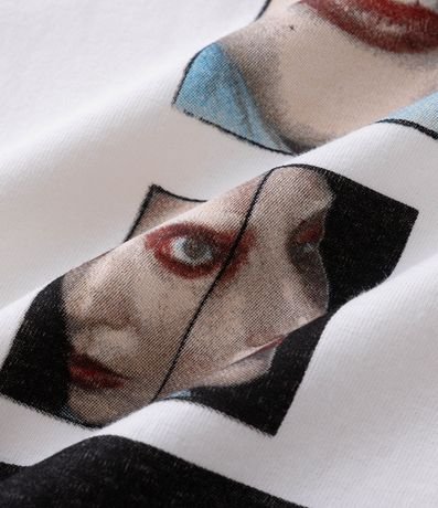 Remera Boxy en Algodón con Estampa Lady Gaga Mayhem 7