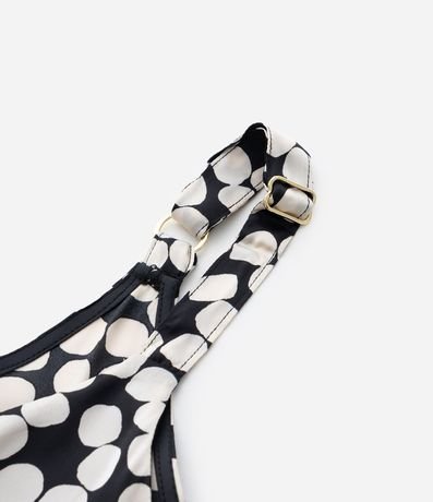 Musculosa en Crepé Satinado de Lunares con Bretel Ancho Curve & Plus Size 9