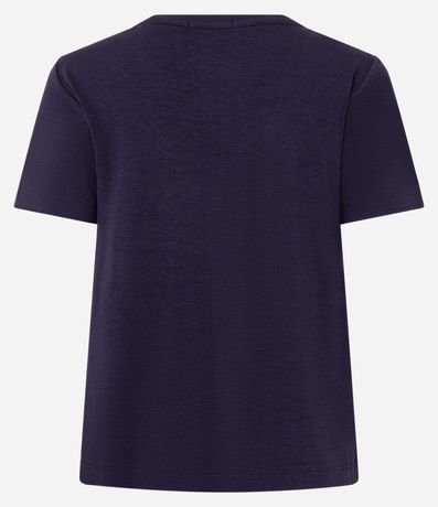 Blusa Básica en Viscosa con Escote V 5