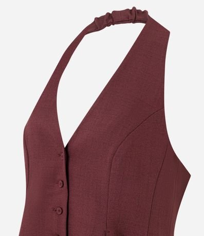 Blusa Frente Única en Crepé con Pliegues Delanteros 6