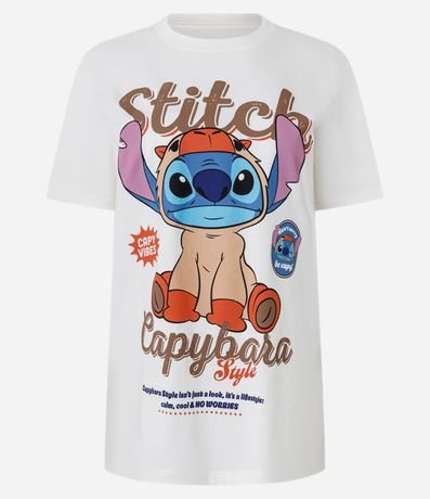 Remera en Algodón con Estampa Stitch Carpincho 4