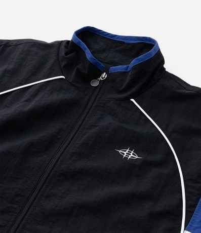 Campera Deportiva en Poliamida con Bloques de Color 9