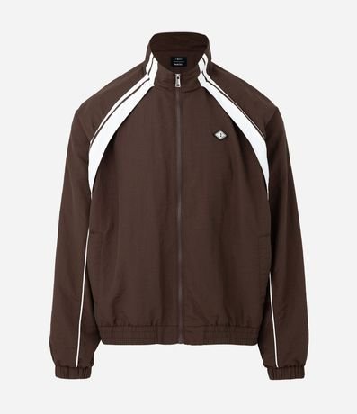 Campera en Poliamida con Rayas Laterales 4