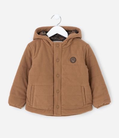 Campera Infantil Acolchada con Capucha