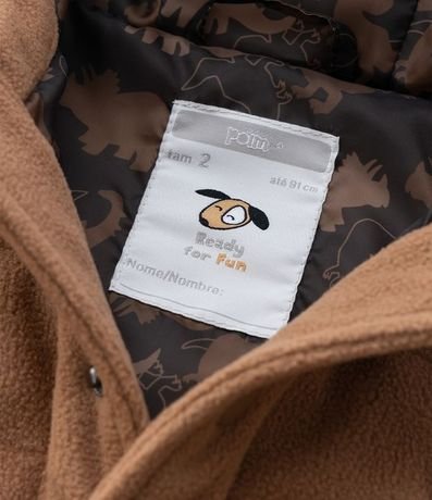 Campera Infantil Acolchada con Capucha 7