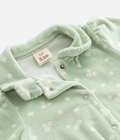 Mono Bebé y Cinta para el Pelo con Estampa Floral – Talle 0 a 18 Meses 5