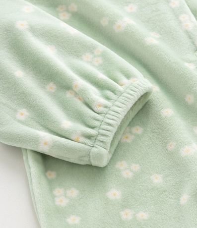 Mono Bebé y Cinta para el Pelo con Estampa Floral – Talle 0 a 18 Meses 6