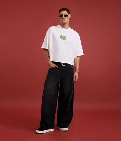 Remera Oversized en Algodón con Estampa Frente y Espalda Billie Eilish 4