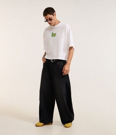 Remera Oversized en Algodón con Estampa Frente y Espalda Billie Eilish 5